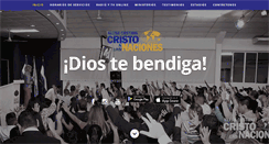 Desktop Screenshot of cristoalasnaciones.com